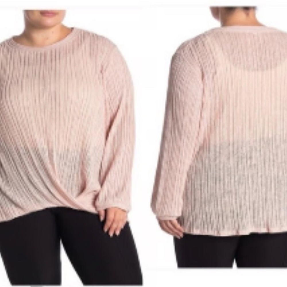 Pleione‎ Blush Pink Blouse